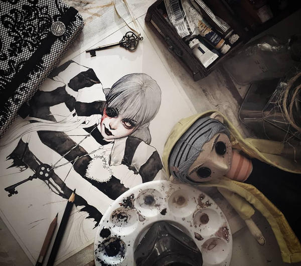 The Other Me WIP 1 by EnysGuerrero