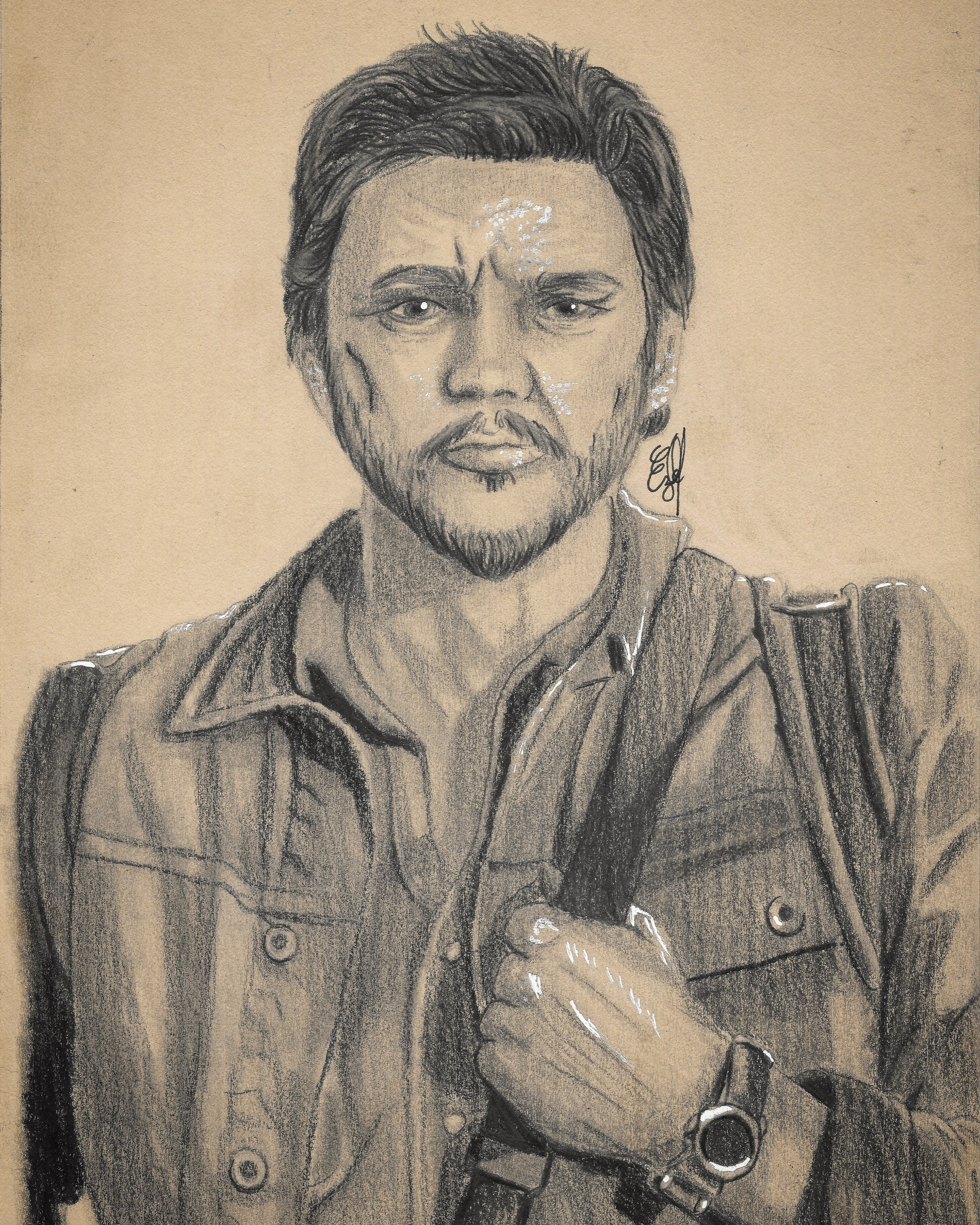 Joel (Pedro Pascal) from The Last of Us MS Paint by TTArtx on DeviantArt