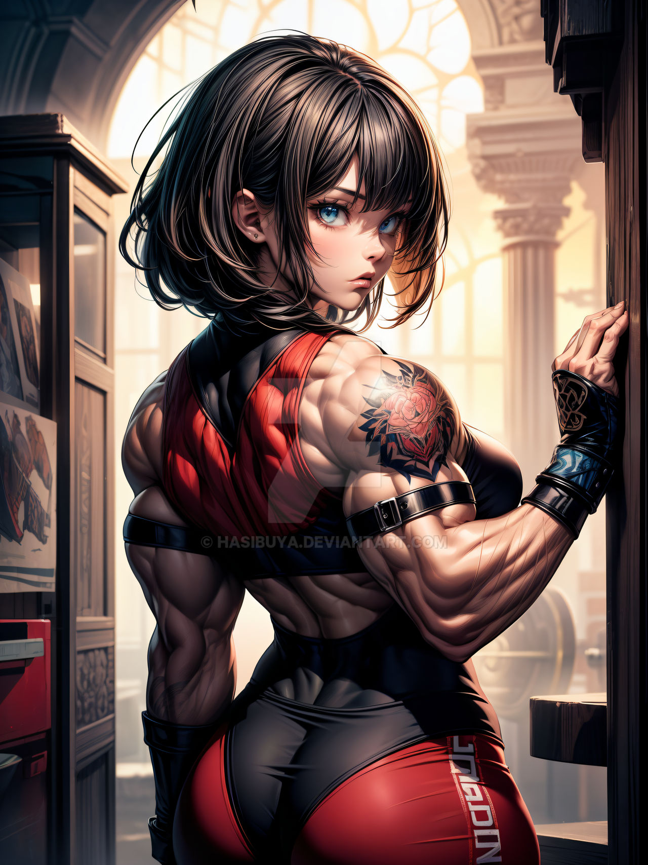 Crazy Back Muscle by Hasibuya on DeviantArt