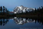 Mt Shuksan by Moonlight by La-Vita-a-Bella