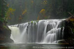 Waterfall - Lower Lewis Falls Autumn by La-Vita-a-Bella