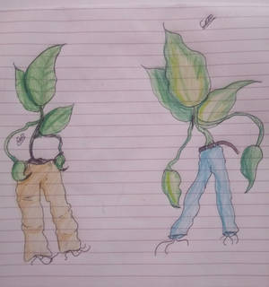 Plants in pants