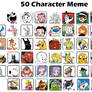 My Top 50 All-Time Favorite Characters