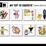 My top 10 favorite Cartoon Network characters