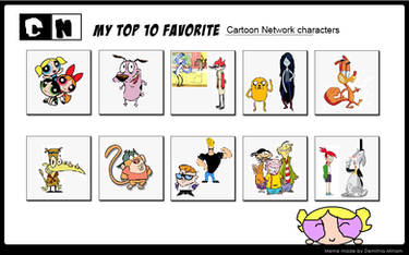 My top 10 favorite Cartoon Network characters