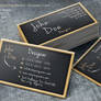 Designer BlackBoard Business Card