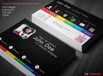 Creative Rainbow Business Card by khaledzz9