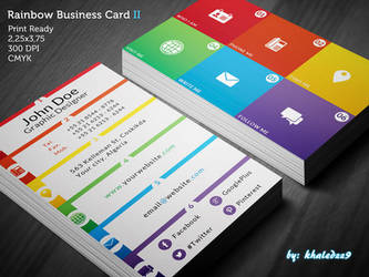 Rainbow Business Card II