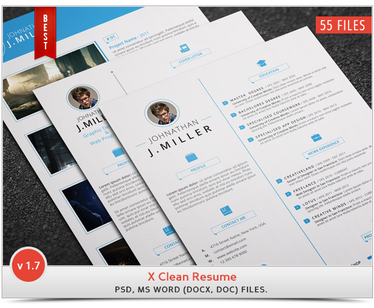 X Clean Resume 1.7 ( 2015 )