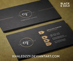 Black and Gold Business Card