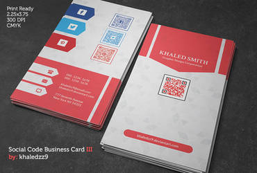 Social Code Business Card III by khaledzz9