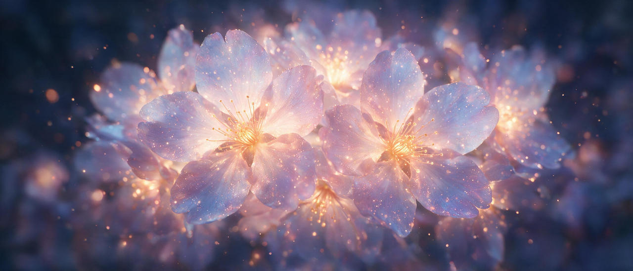 Celestial Cherry Blossom Radiance