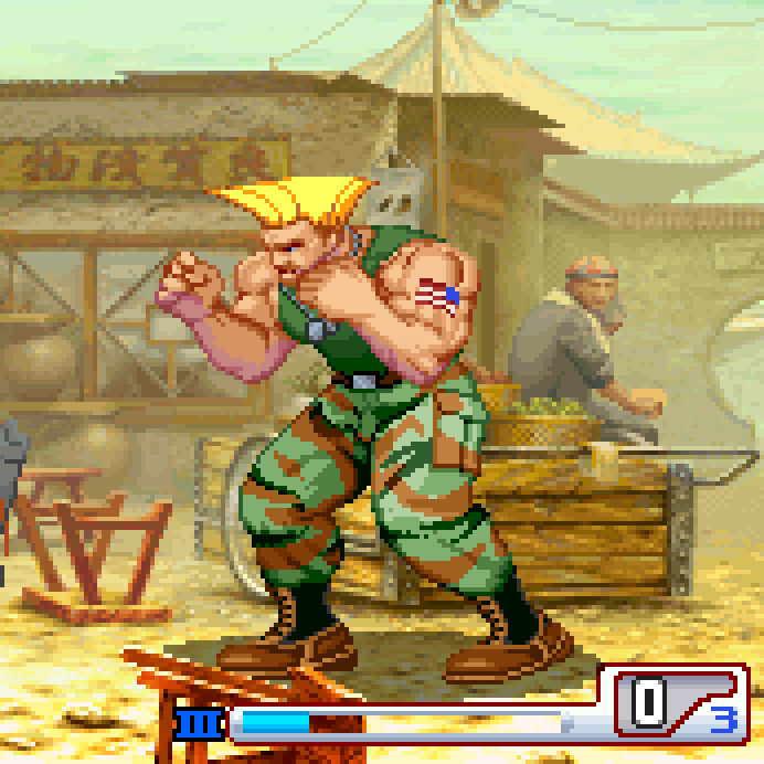 Street Fighter 2 - Guile - Sonic Boom! on Make a GIF