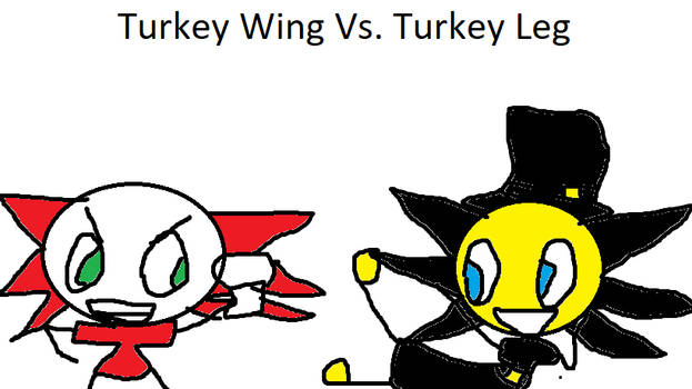 Turkey Wing Vs. Turkey Leg Promotional Art