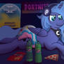Princess Luna, the ultimate padded gamer