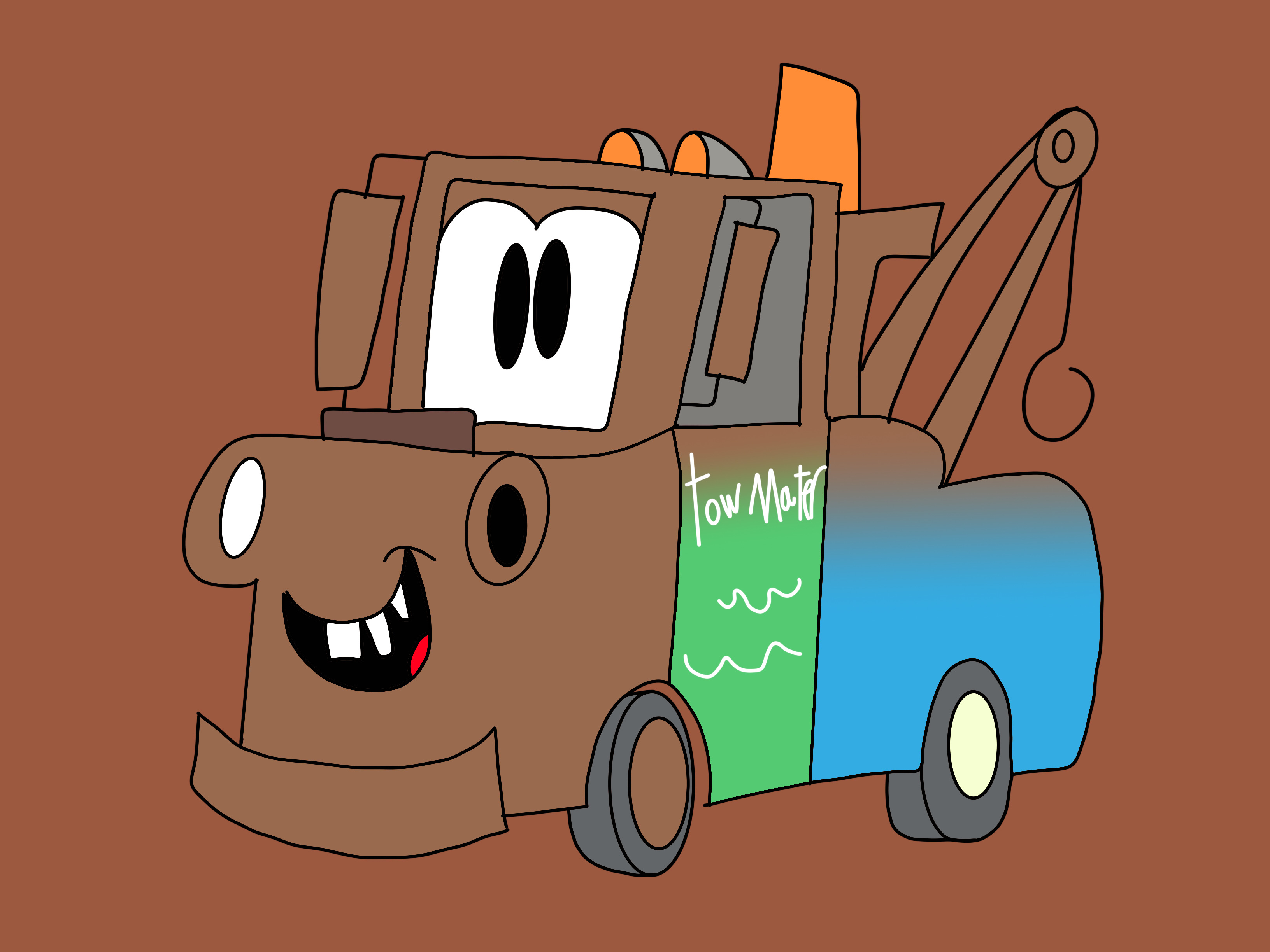 Tow Mater by Pablo312 on DeviantArt