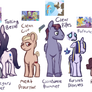 Cursed Talent Mane6 Nextgen Adopts! (4/6) OPEN