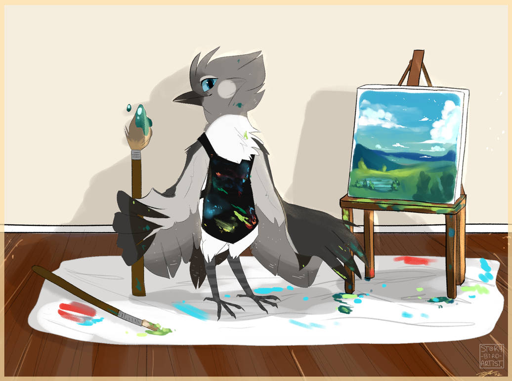 Painting bird