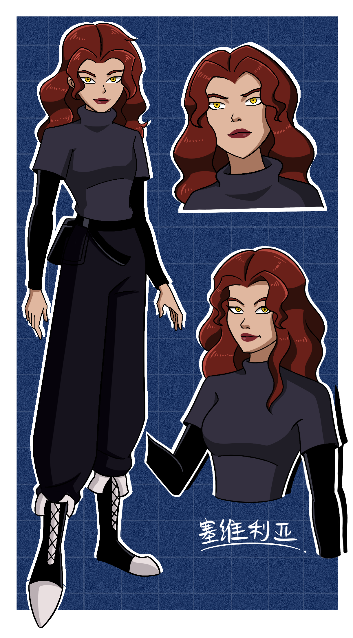 DCAU style character design by Scratterry on DeviantArt