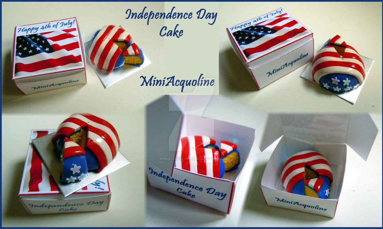 4th of July miniature cake