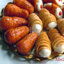 Miniature tray of italian pastries