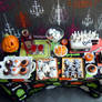 Miniature Halloween party table