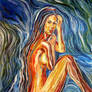 Vibrant Reflection By Lee Burt Oil On Canvas By E