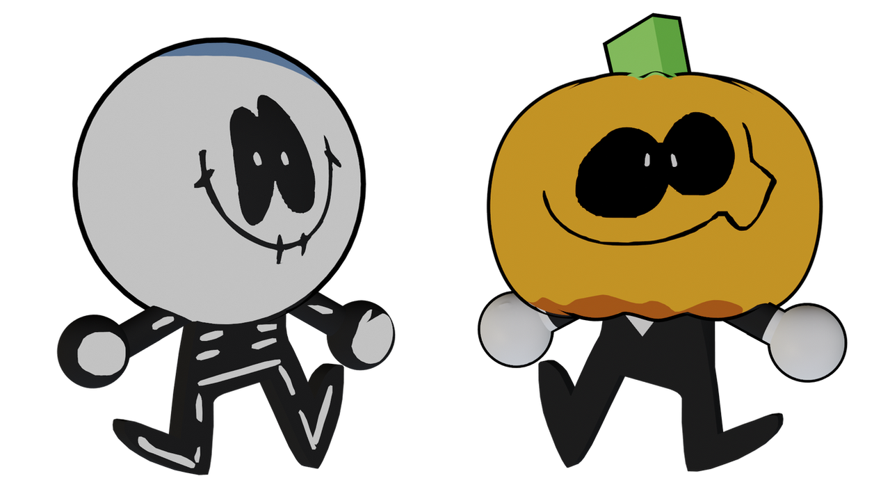 Skid And Pump Pelo S Spooky Month Characters By Samulation1228 On Deviantart