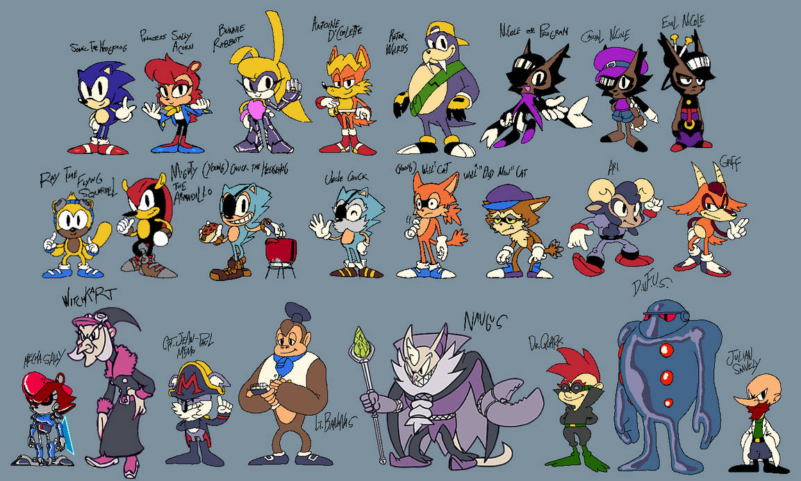 more classic sonics by TheKKM on DeviantArt