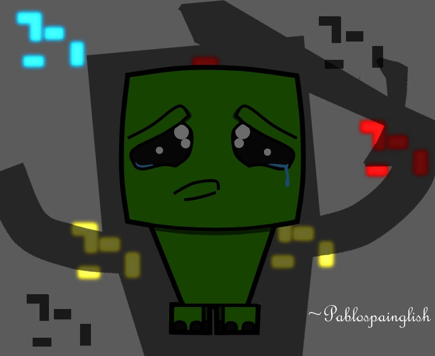 Sad creeper by pablospainglish on DeviantArt