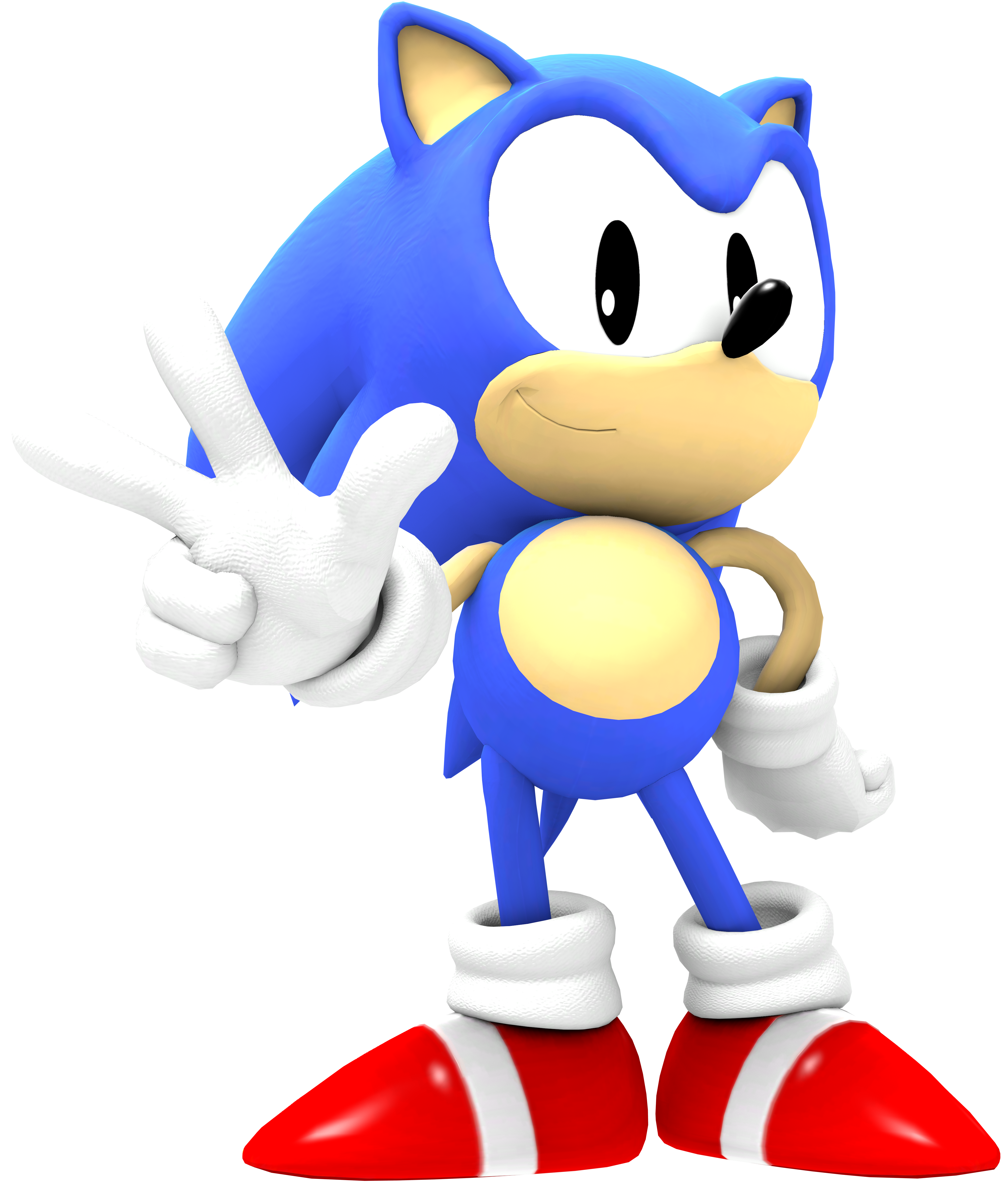 Classic Sonic Render by Sonic29086 on DeviantArt