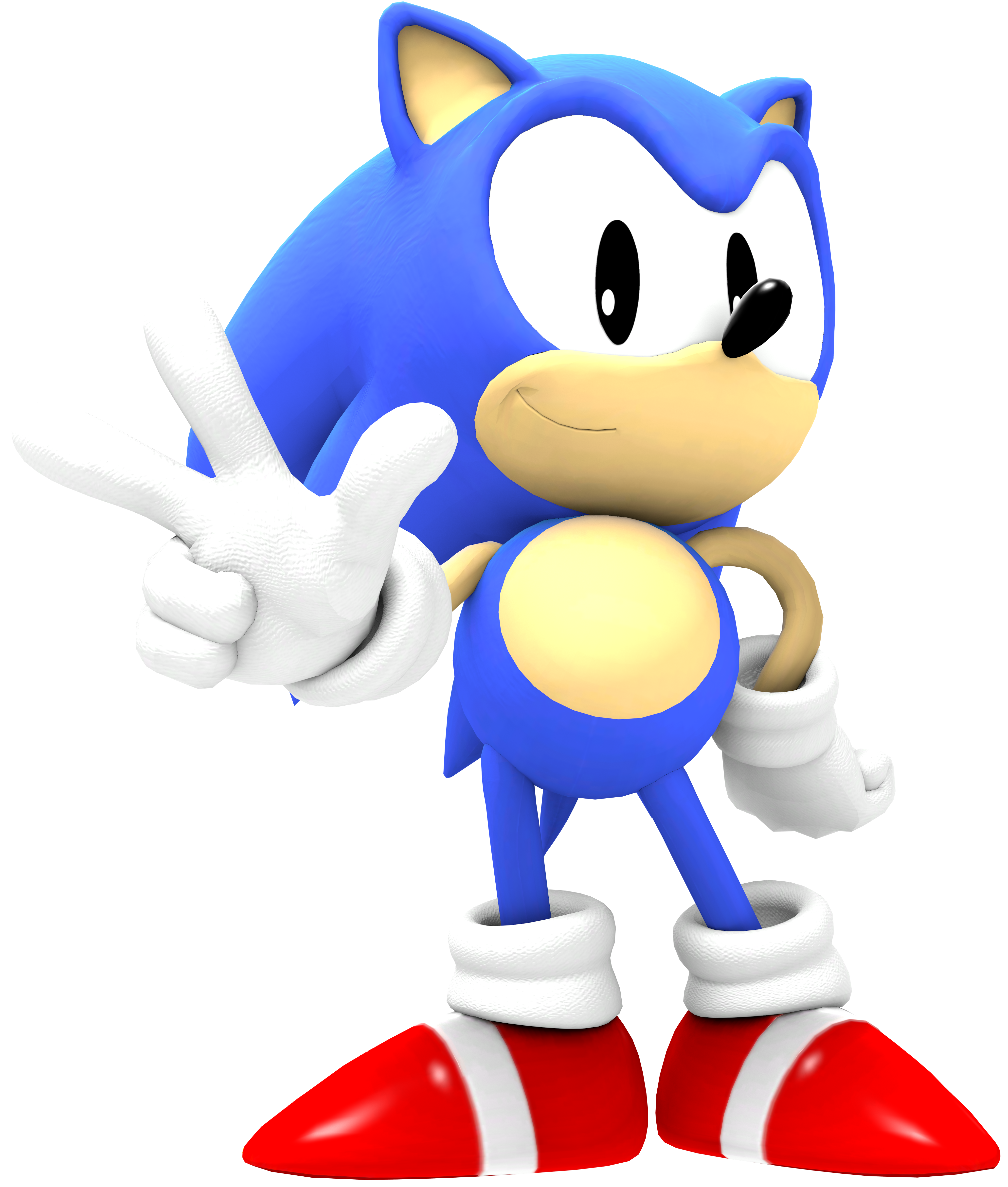 Classic Sonic Render by Turret3471 on DeviantArt