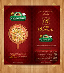 Borma Menu Pizza Brochure