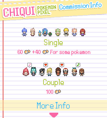 Chqui Pokemon Pixel Commission Info by iCrisUchiha