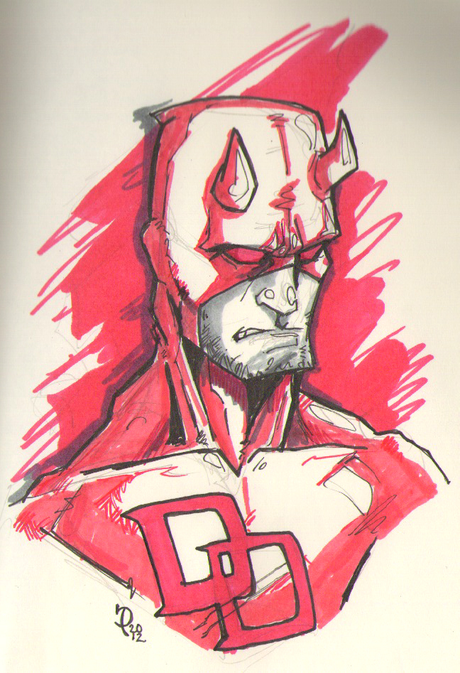DAREDEVIL SKETCH by JUANPUIS on DeviantArt