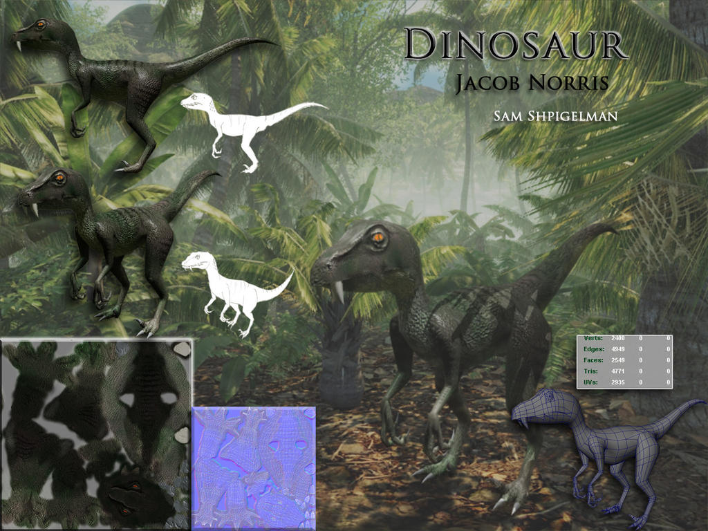 Sabertooth Velociraptor by Jacob-3D on DeviantArt