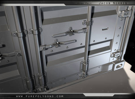 Highpoly - Train Container (Close-Up)