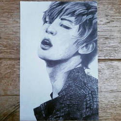 EXO's Chanyeol Fanart in Pencil