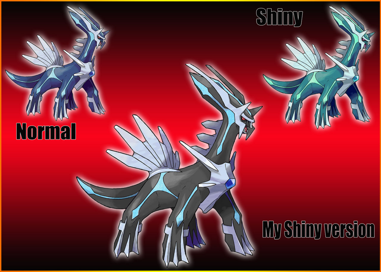 Dialga Alternate Shiny form by KrysFunPKM on DeviantArt