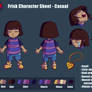 Frisk Character Reference Sheet (LOVE Series)