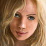 speed art Blond girl