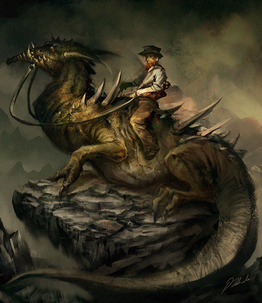 Lizard Rider by darekzabrocki on DeviantArt
