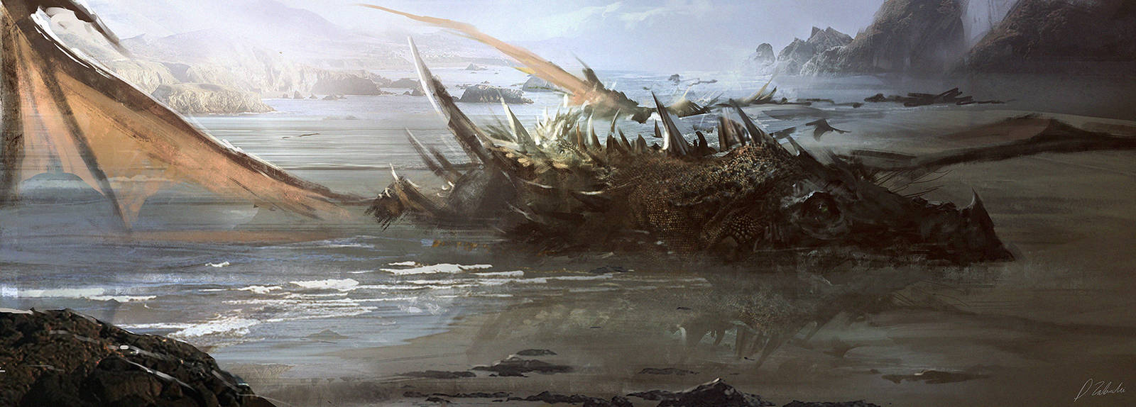 Dead Dragon by daRoz