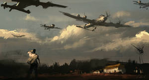 15min speedpaint Flying Army