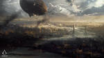 Assassin's Creed: Syndicate London cityscape by darekzabrocki