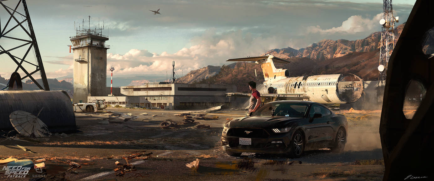 NFS:Payback Airfield Concept by daRoz