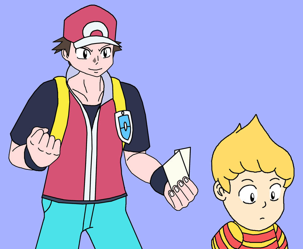 Lucas and Red (Pokemon Trainer) by AlexoR132 on DeviantArt