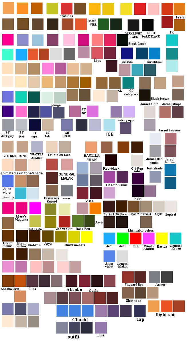 Custom Color Pbase Sample My custom paint palette by JosephB222 on DeviantArt