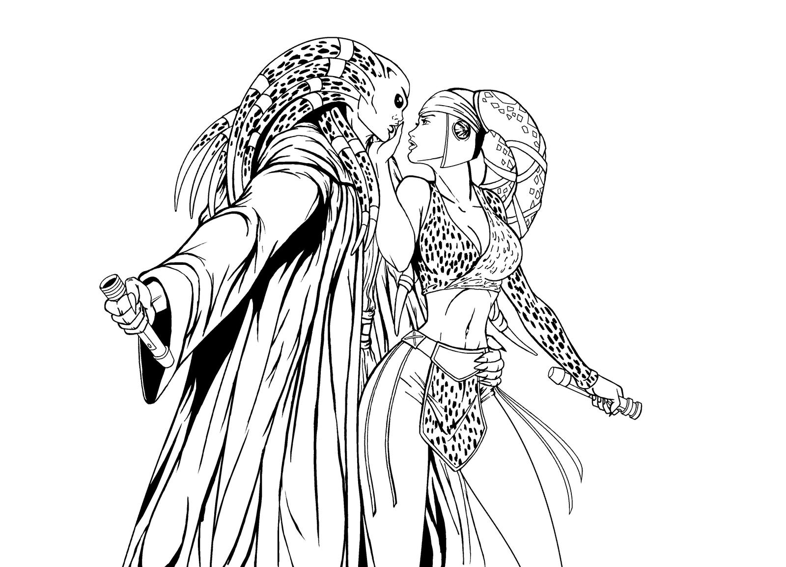 Aayla-Kit Untouchable lineart by JosephB222 on DeviantArt Aayla-Kit Untouchable lineart by JosephB222 on DeviantArt