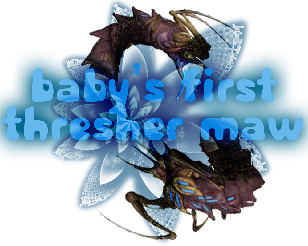 Baby's first thresher maw !!